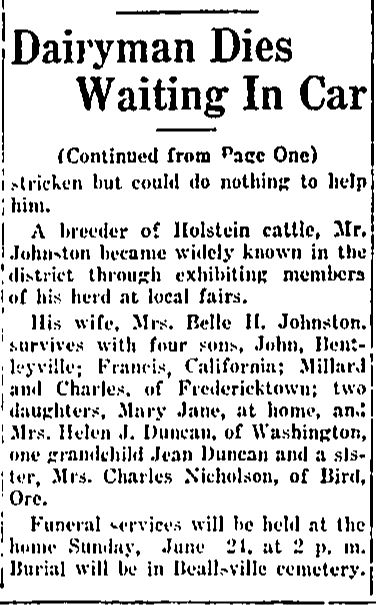 Robert A. Johnston obit